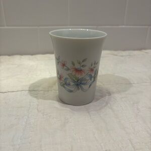Princess House Exclusive White Porcelain Bathroom Tumbler